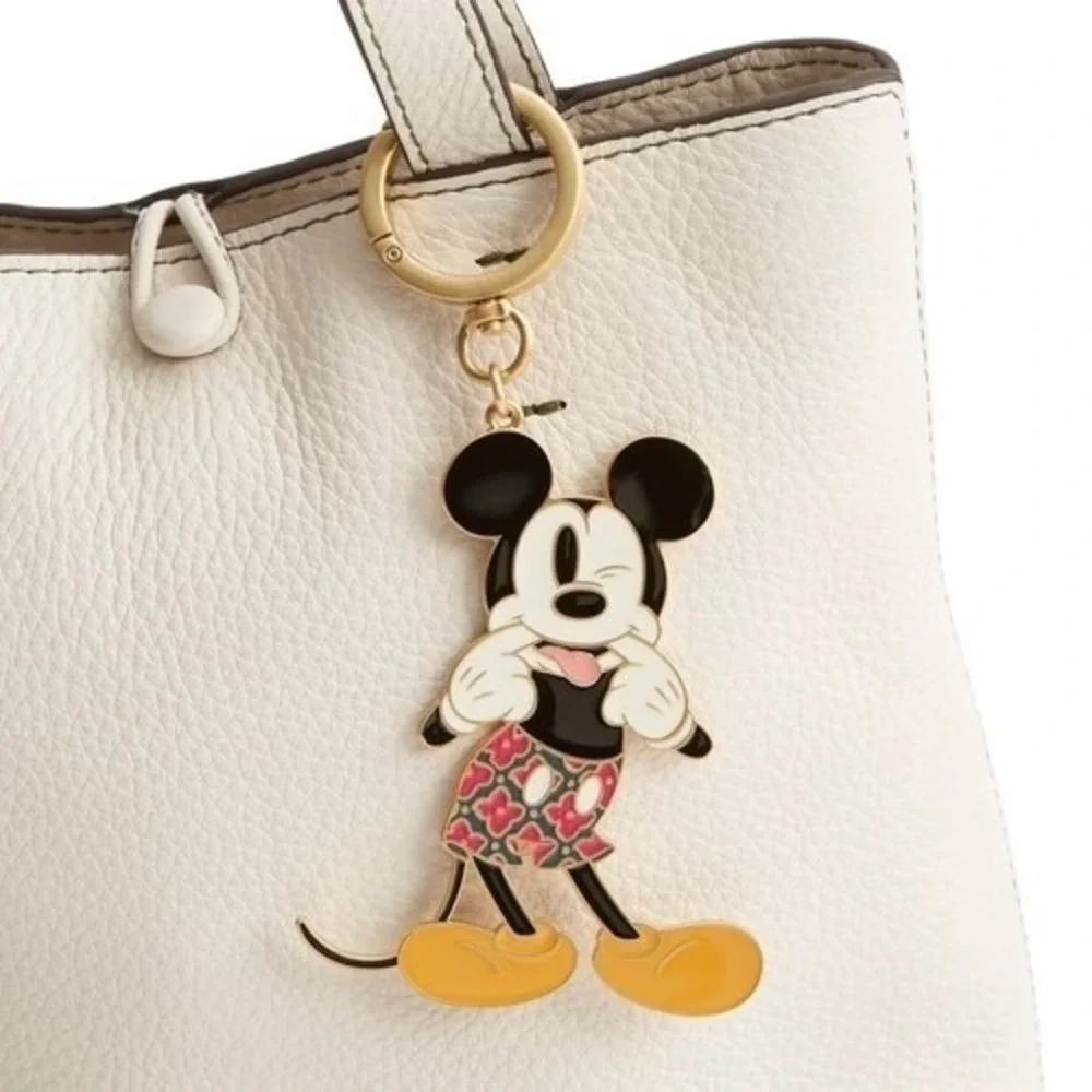 Vera Bradley Disney Silly Mickey Keychain Bag Charm NWT 2024 LE Enamel Collector